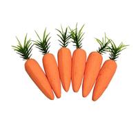 HuddleGlow Pendentif Carotte Artificielle de Pâques Carotte Joyeuses Pâques Ornement Mousse Légume Décoration Cadeau [Coloriage] Carotte