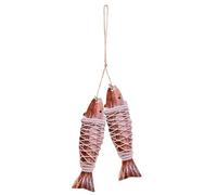 HuddleGlow Pendentif en Bois en Forme de Poisson, Décoration de Plage et Plaque, Mini Décoration pour, Facile à Utiliser