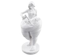 HuddleGlow Perdre du Poids Minceur Déesse Statue Figurines Décoratives Sculpture Modèle Chambre Yoga Gym Gymnase Ornement Blanc