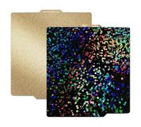 HuddleGlow Plaque de Construction PEY PEI pour Imprimante 3D -Lab X1/X1C/X1E/P1P/P1S/A1,B