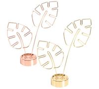 HuddleGlow Supports de Table Panneau de Table Nom Card Clip Holder Menu Hawaii Decor Paper Clip Holder 2 Piece