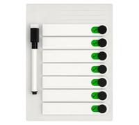 HuddleGlow Tableau Magnétique LCD pour Tableau des Tâches Ménagères à Fixer au Réfrigérateur, Outil Numérique pour TDAH, Tableau Numérique Réinscriptible et Effaçable en un