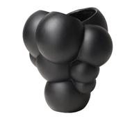 HuddleGlow Vase à Bulles et Nuages Nordiques Ins, Vase Décoratif, Noir