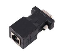 HuddleGlow Vga Extenseur Mâle À LAN Cat5 Cat6 RJ45 Adaptateur de Câble Réseau