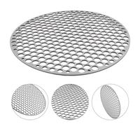 HUDFVIOI Barbecue Grid Filet de Barbecue Rond en Acier Inoxydable, Grille métal for, Camping, Pique-Nique, Nourriture, Accessoires d'outils Cuisine 18-30 cm pour Barbecue(28CM)