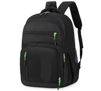 HUDFVIOI Cartable Sac à dos for les déplacements quotidiens, le travail, l'école et l'école. Peut contenir un ordinateur portable de 16 pouces for hommes et femmes.(Green)