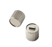 HUDFVIOI PoignéE De Porte Serrure de porte chambre simple, bouton verrouillage silencieux universel for la maison, poignée pour Porte intérieure(Grey 555)