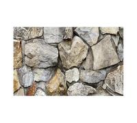 HUDFVIOI Poster Aquarium 1 Rouleau Effet 3D Pierre Noire Fond d'aquarium Affiche HD de Roche Auto-adhésif pour la décoration(Green,30x61cm)