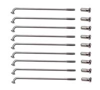 HUDFVIOI Rayons De Bicyclette Lot de 36 Rayons en Acier for Roue de vélo électrique 60-305 mm 12 G pour remplacer Les pièces de vélo(95mm)