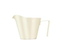 HUDFVIOI Tasse à expresso en acier inoxydable de 60 ml avec poignée | Mesure en métal de bec avec des accessoires de barre de café d'échelle(1PCS Beige)