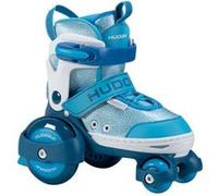 Hudora 22064 - Patin à roulettes My First Quad cyan Taille 30 - 33 G
