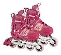 HUDORA Inline Skates Comfort - Patins à roulettes pour enfants & adolescents en différentes tailles - Rollers réglables en largeur et en longueur jusqu'à 6 tailles - Chausson respirant
