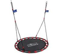 Hudora 72161 Balançoire panier Aluminium de 120 cm de diam., noir/rouge G