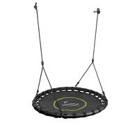 Hudora 72164 Hudora Balançoire Nid - Noir-Vert