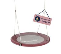 HUDORA Balançoire nid Lounge - Balançoire nid réglable en hauteur avec un diamètre de 90/110cm - Supporte jusqu'à 150kg - Balançoire familiale pour l'intérieur & l'extérieur