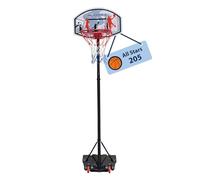 HUDORA Pied de Basketball All Stars 205 - Panier de Basketball réglable en Hauteur pour Enfants & Adolescents - Panier de Basketball Mobile d'extérieur - Panier de Basketball sur Pied avec roulettes