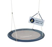 HUDORA Balançoire nid Lounge - Balançoire nid réglable en hauteur avec un diamètre de 90/110cm - Supporte jusqu'à 150kg - Balançoire familiale pour l'intérieur & l'extérieur