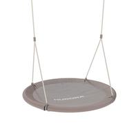 Hudora Balançoire nid Lounge – réglable en hauteur Ø110 cm, supporte 150 kg – Sand