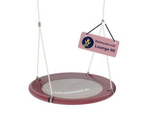 HUDORA Balançoire nid Lounge - réglable en Hauteur - Balançoire familiale