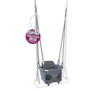 HUDORA Balançoire Toddler - Balançoire bébé de Haute qualité avec Sac de Transport - Balançoire Stable pour l'extérieur avec Dossier rembourré & Ceinture de sécurité