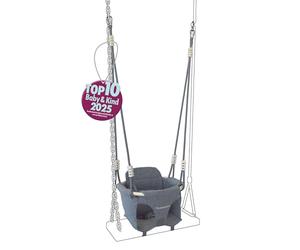 HUDORA Balançoire Toddler - Balançoire bébé de Haute qualité avec Sac de Transport - Balançoire Stable pour l'extérieur avec Dossier rembourré & Ceinture de sécurité