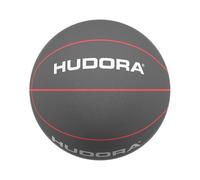 HUDORA Ballon de Basket Souple - Taille 7 - Diamètre : 24 cm - Environ 340 g - Léger - en Mousse Grise - Silencieux pour l'intérieur et l'extérieur - Adapté aux Enfants, Silencieux et maniable - pour