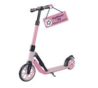 HUDORA BigWheel 180 Advanced Junior - Trottinette de Haute qualité & sûre pour Enfants à partir de 3 Ans - Pliable avec réflecteurs & réglable en Hauteur - pour Filles & garçons jusqu'à 60 kg