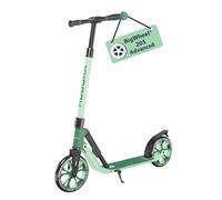HUDORA BigWheel 205 Advanced Scooter - Trottinette Confortable en Aluminium pour jusqu'à 100kg - Réglable en Hauteur & Pliable - pour Enfants/Adolescents & Adultes