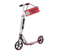 HUDORA BigWheel 205 Scooter - Trottinette stable en aluminium - Réglable en hauteur & pliable avec béquille - Trottinette sportive pour enfants & adultes jusqu'à 100kg