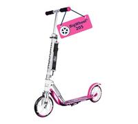 Hudora 14738/01 Neu Trottinette Aluminium Big Wheel RX-Pro 205. Blanc et violet - Surbaissée à 82,5 mm pour meillleure stabilité à partir de 5 ans