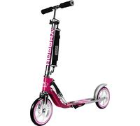 HUDORA BigWheel 205 Scooter - Trottinette stable en aluminium - Trottinette de ville réglable en hauteur & pliable avec béquille - Trottinette sportive pour enfants & adultes jusqu'à 100kg
