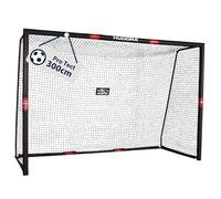 HUDORA But de Football Pro Tect - Grand But de Football pour Enfants et Adultes - Port de Foot enveloppé de Mousse avec Filet