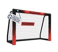 HUDORA Cage de Foot Pro Tect 120 Advanced - pour Le Jardin - avec Filet et enveloppe Tous Temps pour Enfants/Adultes - Montage Simple - But de qualité avec Fermetures éclair et Bandes Velcro - Noir
