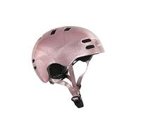 HUDORA Casque de Skate Reflect, Casque de Scooter Rose (M)