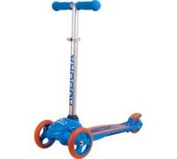 HUDORA Scooter Flitzkids 2.0 - Trottinette Stable avec Une Grande Plateforme - Réglable en Hauteur et transportable - Mini-Trottinette à Trois Roues en Aluminium pour Enfants jusqu'à 50kg