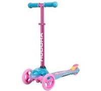 Hudora Trottinette Flitzkids 2.0 – 3 roues aluminium, plateforme large, réglable 50 kg – Wonders