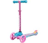HUDORA Scooter Flitzkids 2.0 - Trottinette stable avec une grande plateforme - Réglable en hauteur et transportable - Mini-Trottinette à trois roues en aluminium pour enfants jusqu'à 50kg
