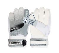 HUDORA Gants de Gardien de But - Gants de Football rembourrés pour Enfants et Adolescents - Gants de Gardien de But avec Dos en Mousse et Fermeture Velcro