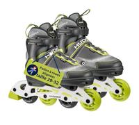 HUDORA Inline Skates Mia/Leon - Patins à roulettes pour Enfants/Adolescents & Adultes en différentes Tailles & Couleurs - Rollers réglables en 4 Tailles - Confortables & stylés