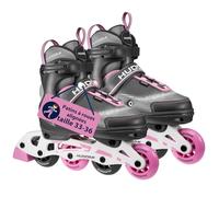 HUDORA Inline Skates Mia - Magnolia - Patins à roulettes pour Enfants/Adolescents & Adultes - Rollers réglables en 4 Tailles - Confortables & stylés - Taille 33-36