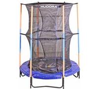Hudora Jump 140 - Trampoline Avec Réseau De Sécurité - Bleu Bleu G