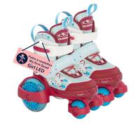 HUDORA My First Quad LED Girl/Boy en différentes Tailles- Patins à roulettes Haute qualité avec LED - Confortables & réglables sur 4 Tailles - Rolleurs stylés pour garçons & Filles jusqu'à 20kg