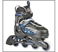 HUDORA - Patin à roulettes pour enfants Leon taille 37-40, noir/bleu