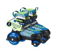 HUDORA Patins à roulettes My First Quad en différentes tailles & couleurs - Rollers à taille réglable de qualité pour enfants jusqu'à 20kg - Patins sûrs pour débutants avec grandes roues