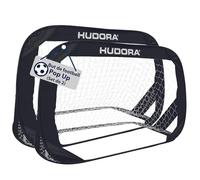 HUDORA Pop Up But de Foot Set de 2 I Buts de Foot Pliables pour Enfants & Adultes I But de Foot Jardin Set avec Sac de Transport & Piquets I Buts de Foot pour Jardin / Parc & Plage