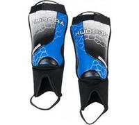 Hudora Protège tibias et cheville football enfant - Taille M Bleu G