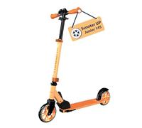 HUDORA Scooter Up 145 Junior - Trottinette Haute qualité & sûre pour Enfants à partir de 3 Ans - Pliable avec des Roues de 145 mm & réglable en Hauteur - pour Filles & garçons jusqu'à 60 kg - Orange