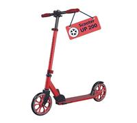 HUDORA Scooter Up 200 - Trottinette Confortable et silencieuse en Aluminium pour jusqu'à 100kg - Réglable en Hauteur & Pliable - Trottinette sans à-Coup pour Enfants/Adolescents & Adultes