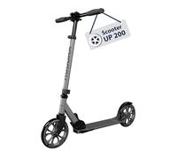 HUDORA Scooter Up 200 - Trottinette Confortable et silencieuse en Aluminium pour jusqu'à 100kg - Réglable en Hauteur & Pliable - Trottinette sans à-Coup pour Enfants/Adolescents & Adultes