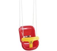 Balançoire et portique multi-activités Hudora - Siège Balançoire Pour Bébé En 2 Parties - Rouge